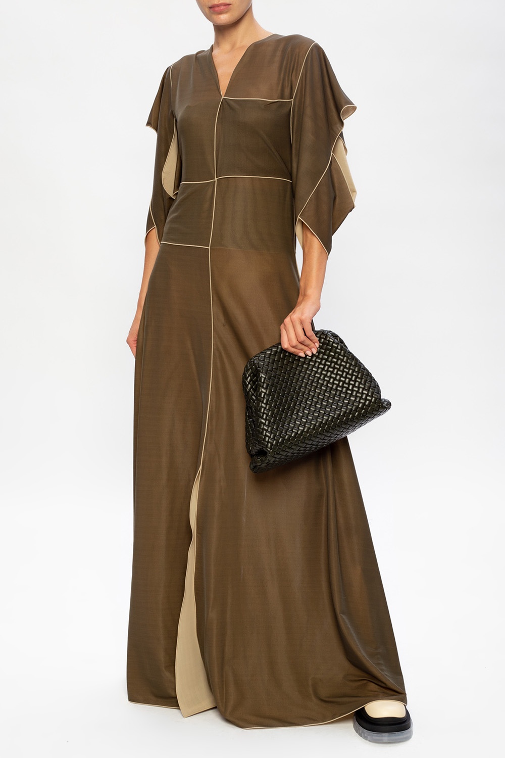 Bottega Veneta ‘Intrecciato’ motif dress